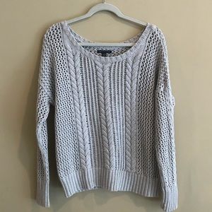 Gray/silver American Eagle Outfitters Sweater
